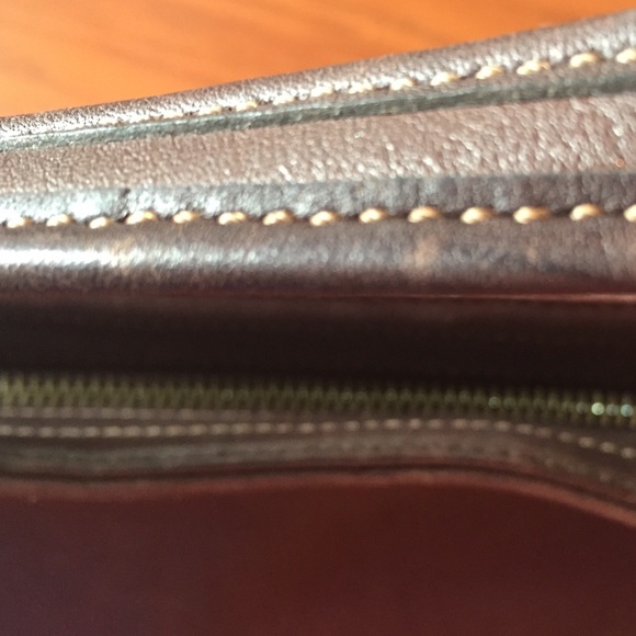 💥SALE 💥COACH GENUINE LEATHER brown handbag purse - Picture 8 of 8